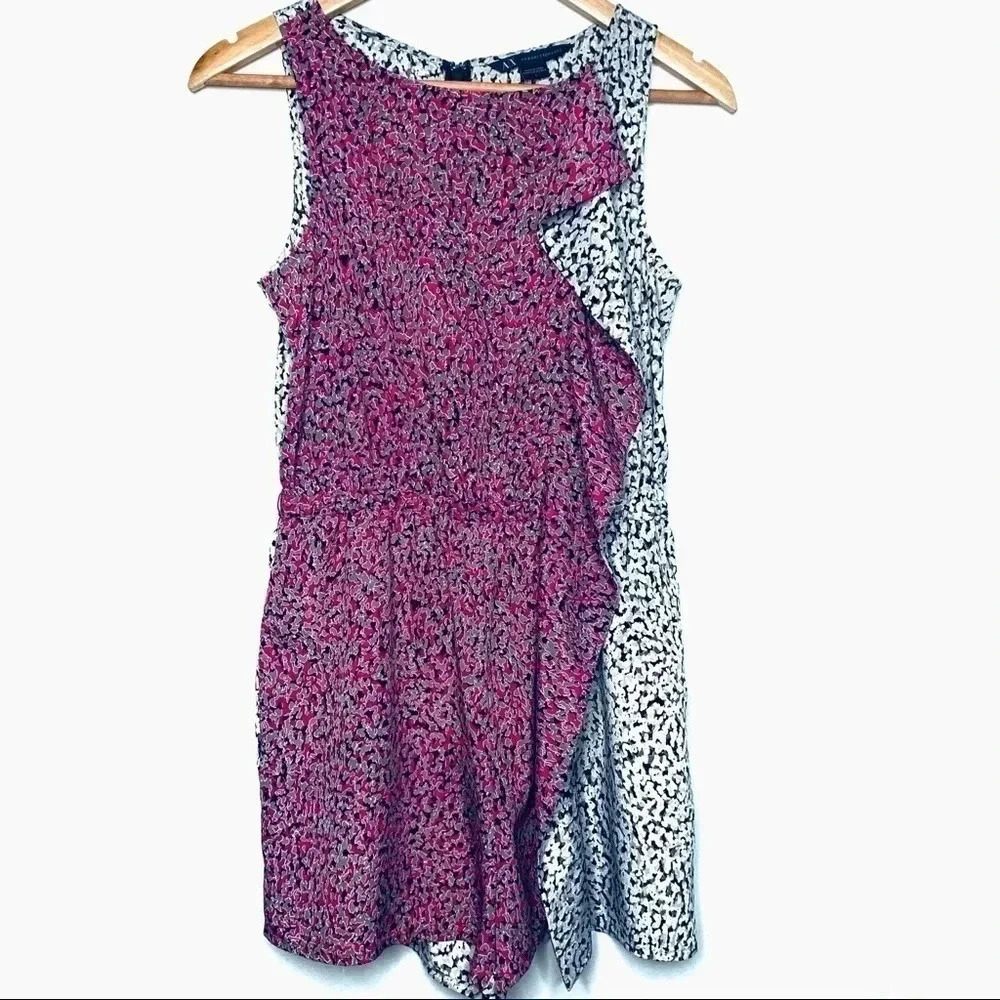 A/X Armani Exchange Side Ruffle Romper Size 2